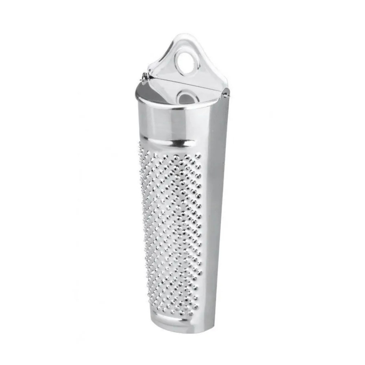 Râpe demi-ronde en inox à petits trous