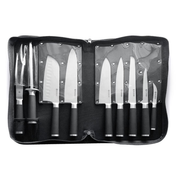 Mallette de couteaux de cuisine HENDI ouverte