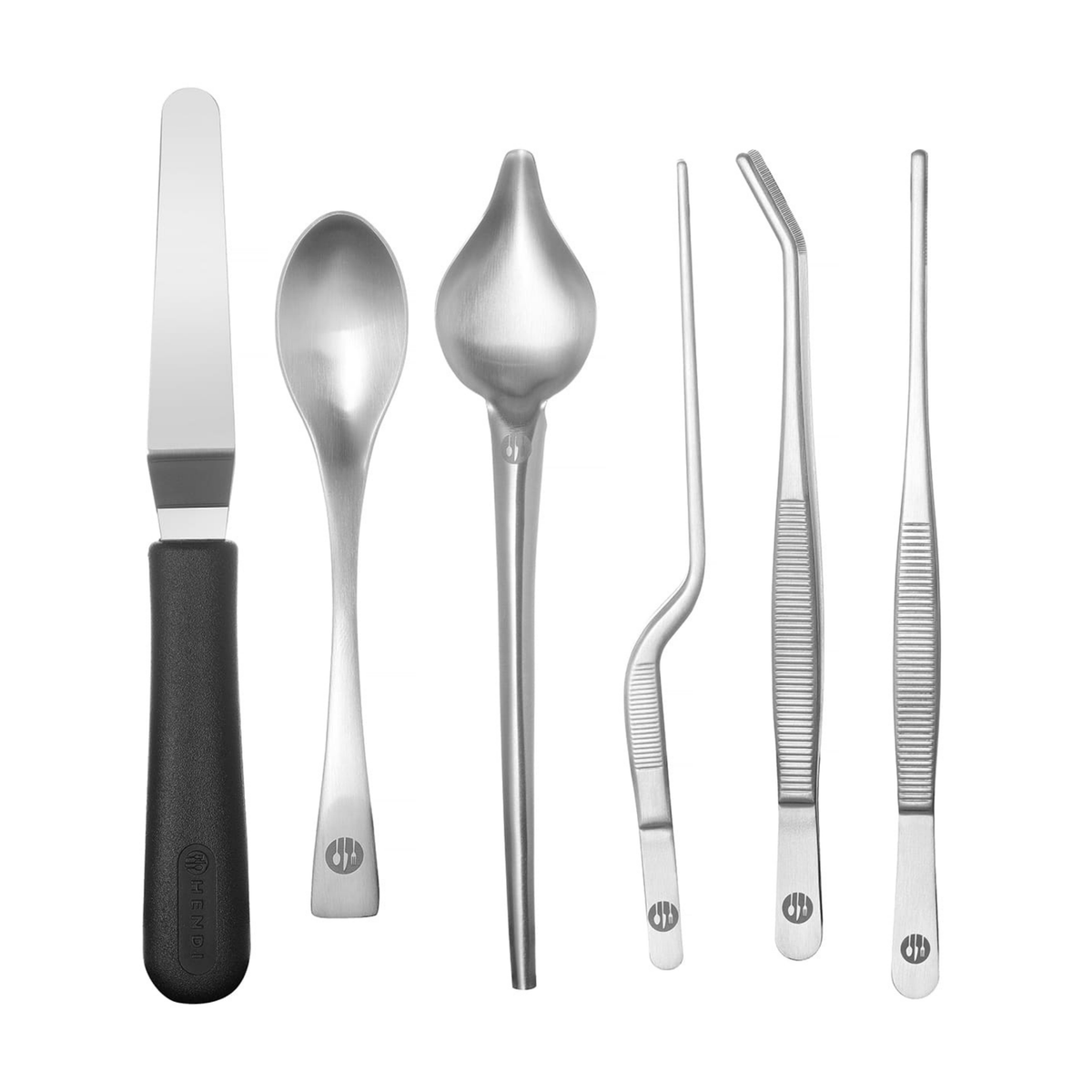 Kit de 6 ustensiles de dressage en inox Hendi