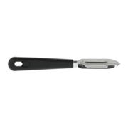 Couteau éplucheur à lame inox et manche noir