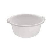 Bassine bac ronde blanche avec poignées