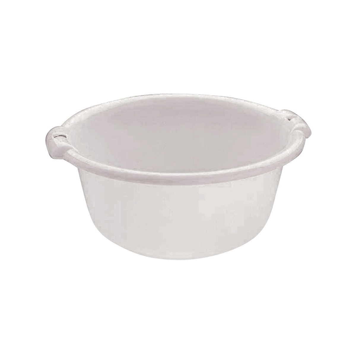 Bassine bac ronde blanche avec poignées