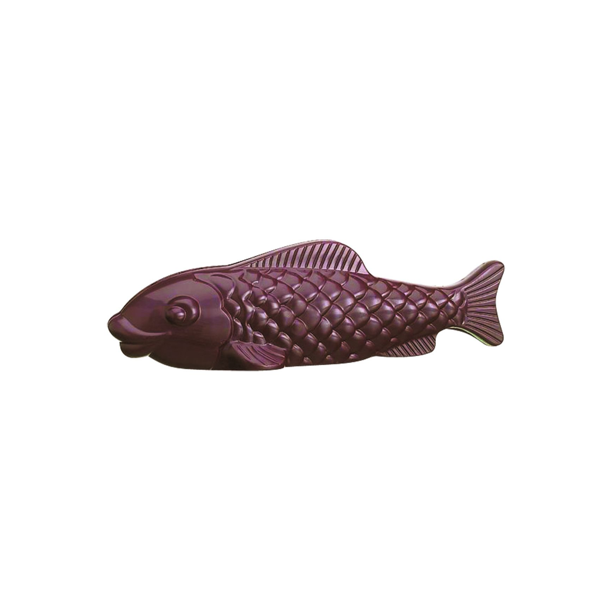 Moulage en chocolat en forme de poisson à écailles