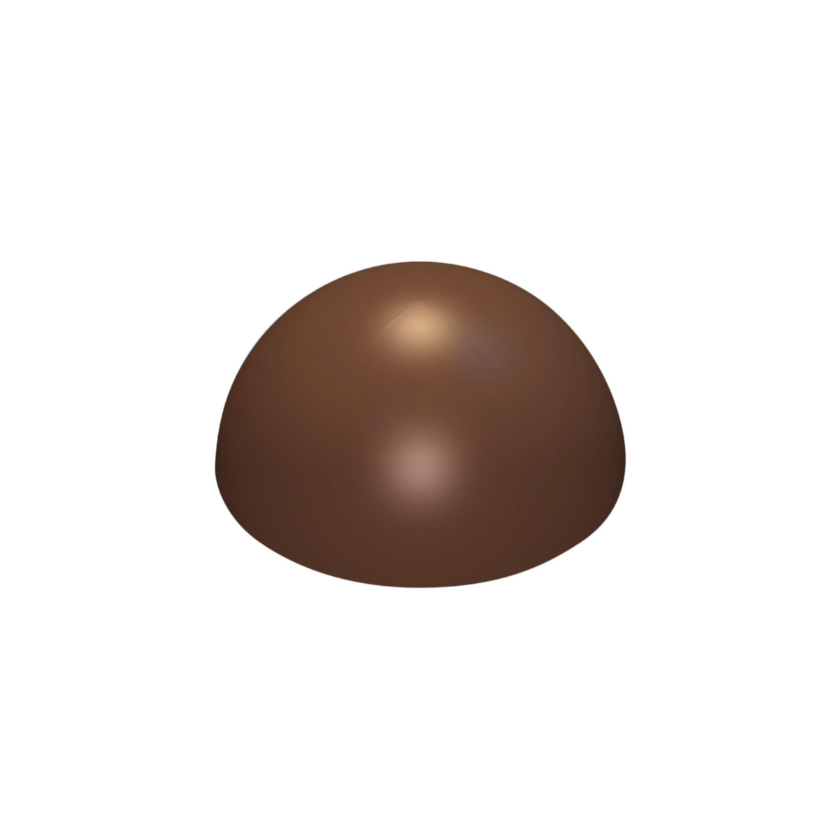 Demi-sphère en chocolat lisse