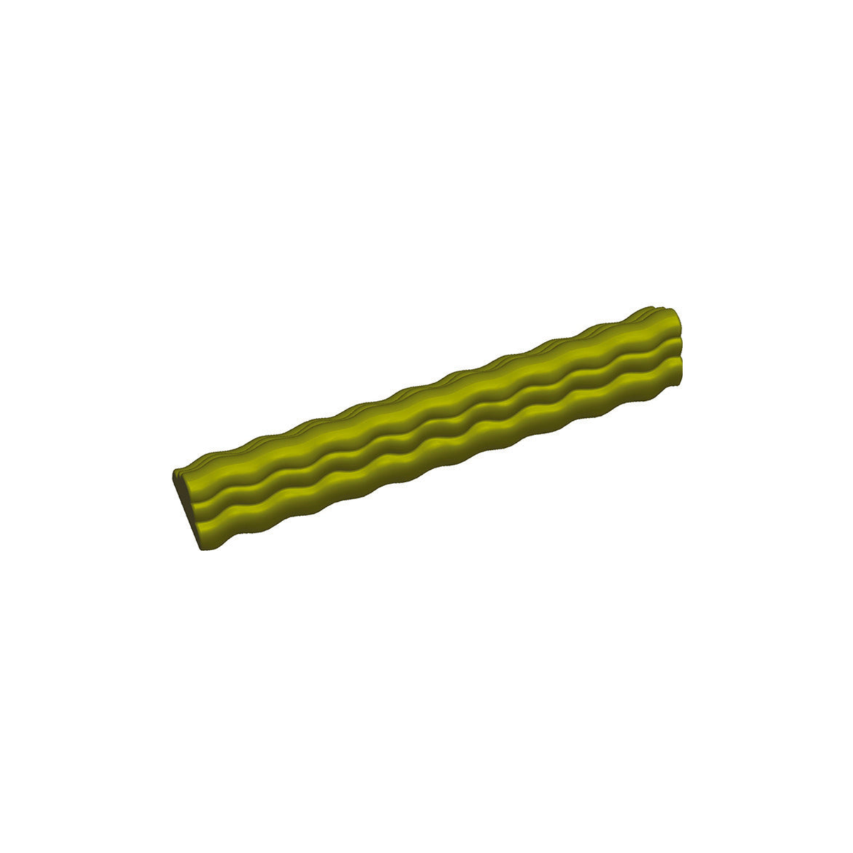Moule à insert ondulé en silicone vert