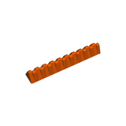 Moule à insert strié en silicone orange