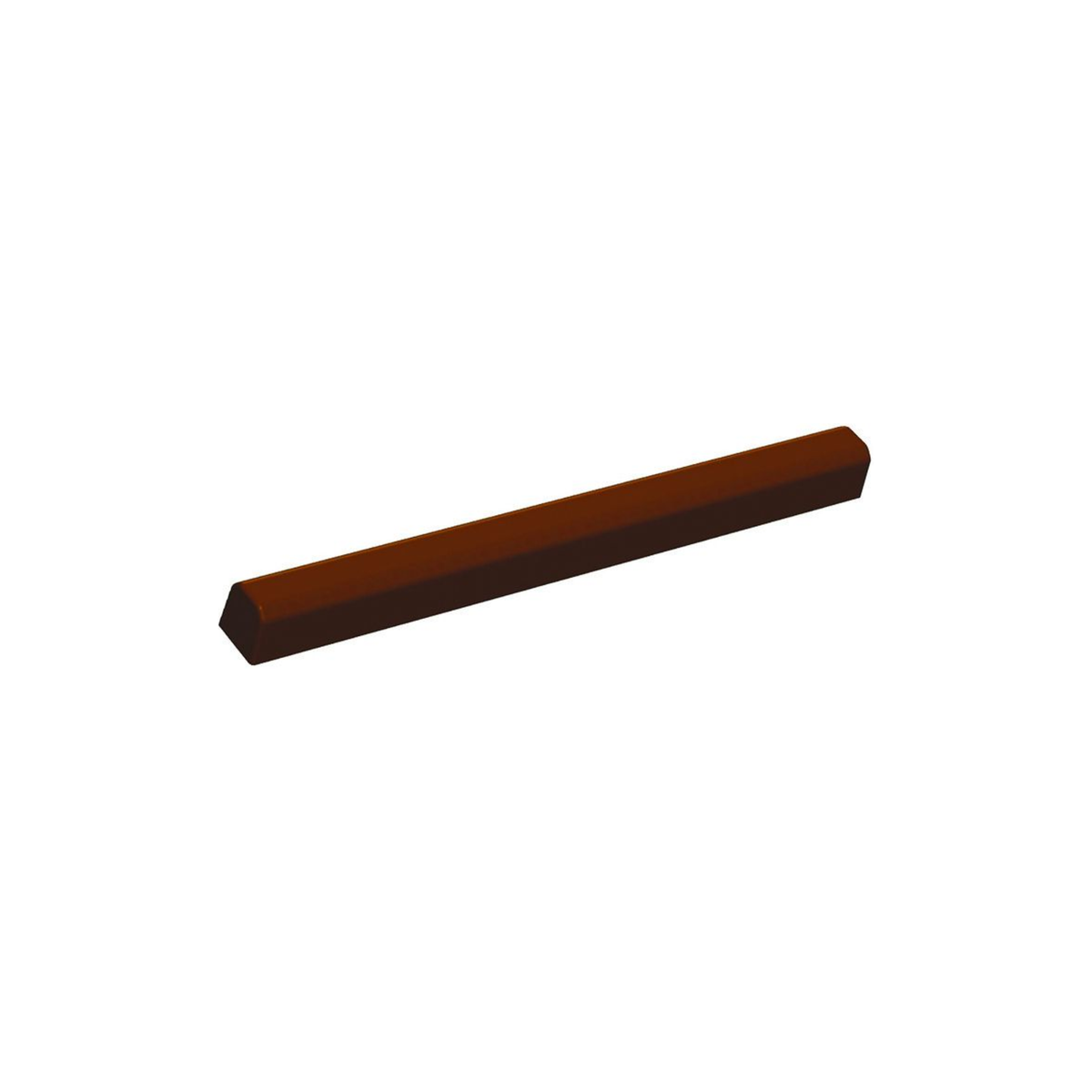 Moule à bûche long de forme rectangulaire aux angles biseautés
