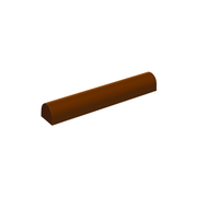 Moule à bûche long de forme arrondie et demi-cylindrique