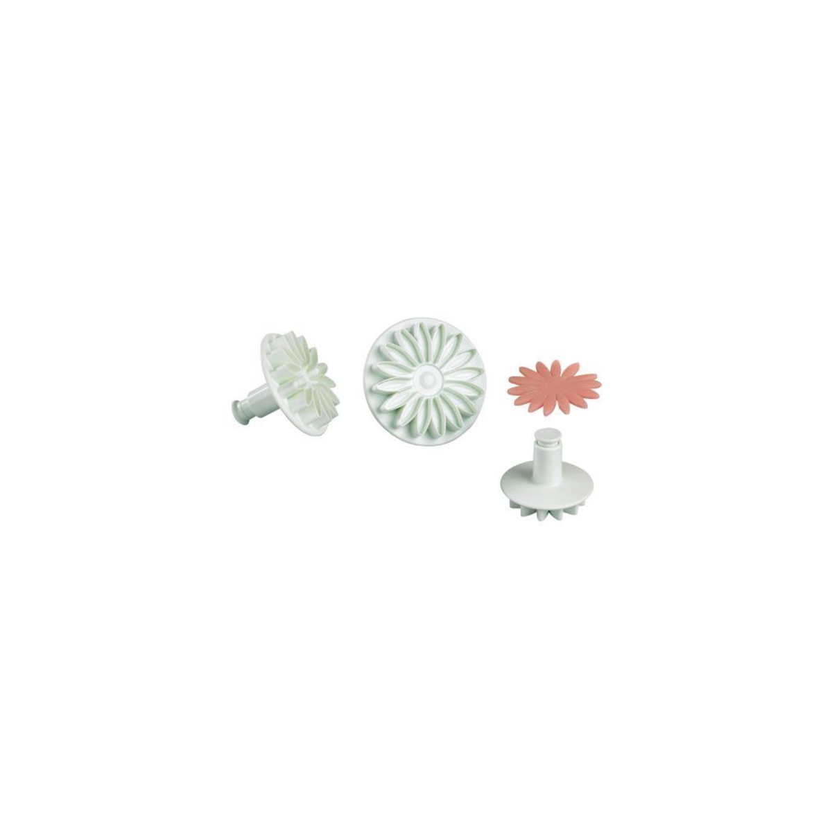 Emporte-pièce poussoir fleur marguerite pour pâtisserie
