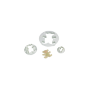 Lot de 3 emporte-pièces ourson pour décoration pâtisserie

