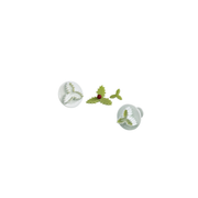 Lot d’emporte-pièces à poussoir feuilles de houx pour décorations de Noël en pâtisserie
