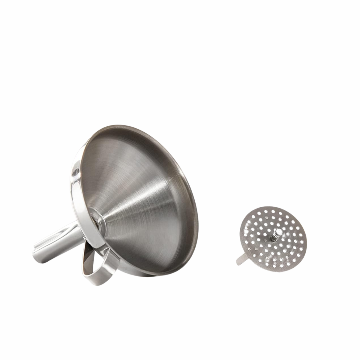 Entonnoir en inox avec poignée