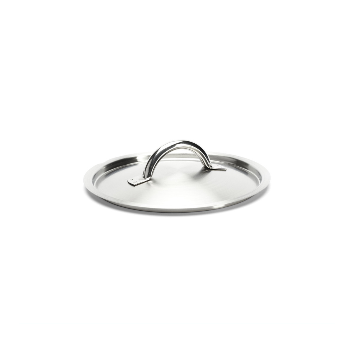 Couvercle inox avec poignée fixe