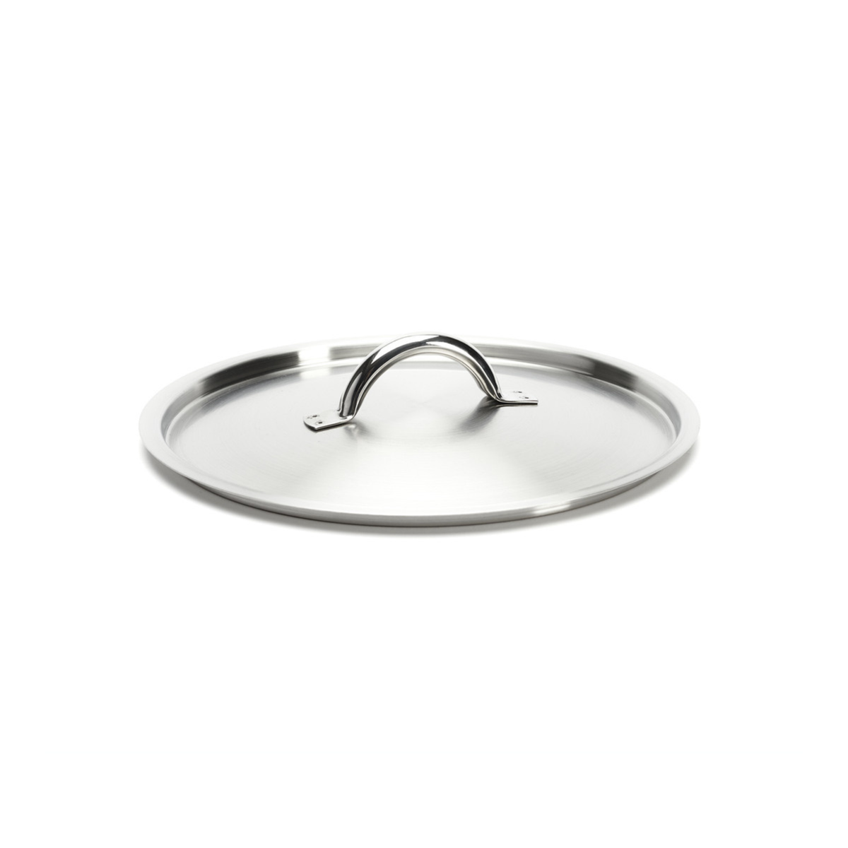 Couvercle inox avec poignée fixe