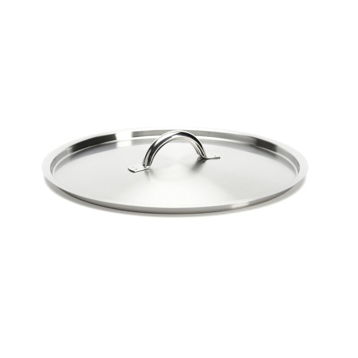 Couvercle inox avec poignée fixe