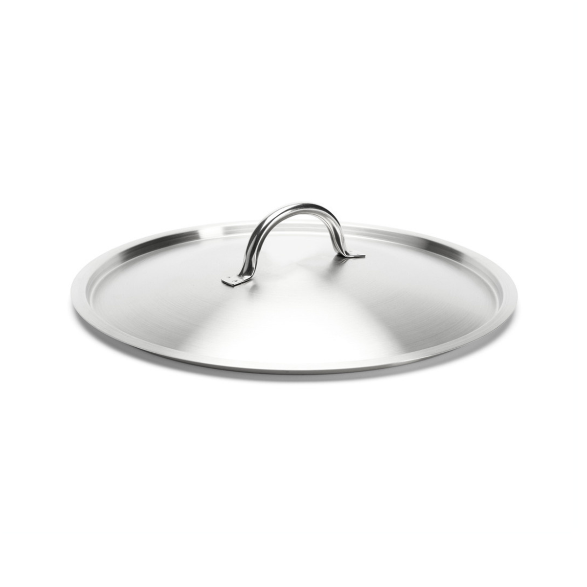Couvercle inox avec poignée fixe