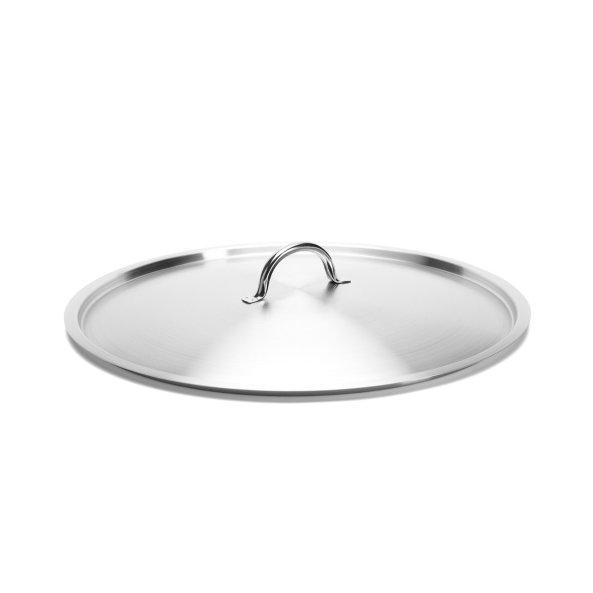 Couvercle inox avec poignée fixe