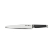 Couteau à pain De Buyer à lame dentelée et manche noir