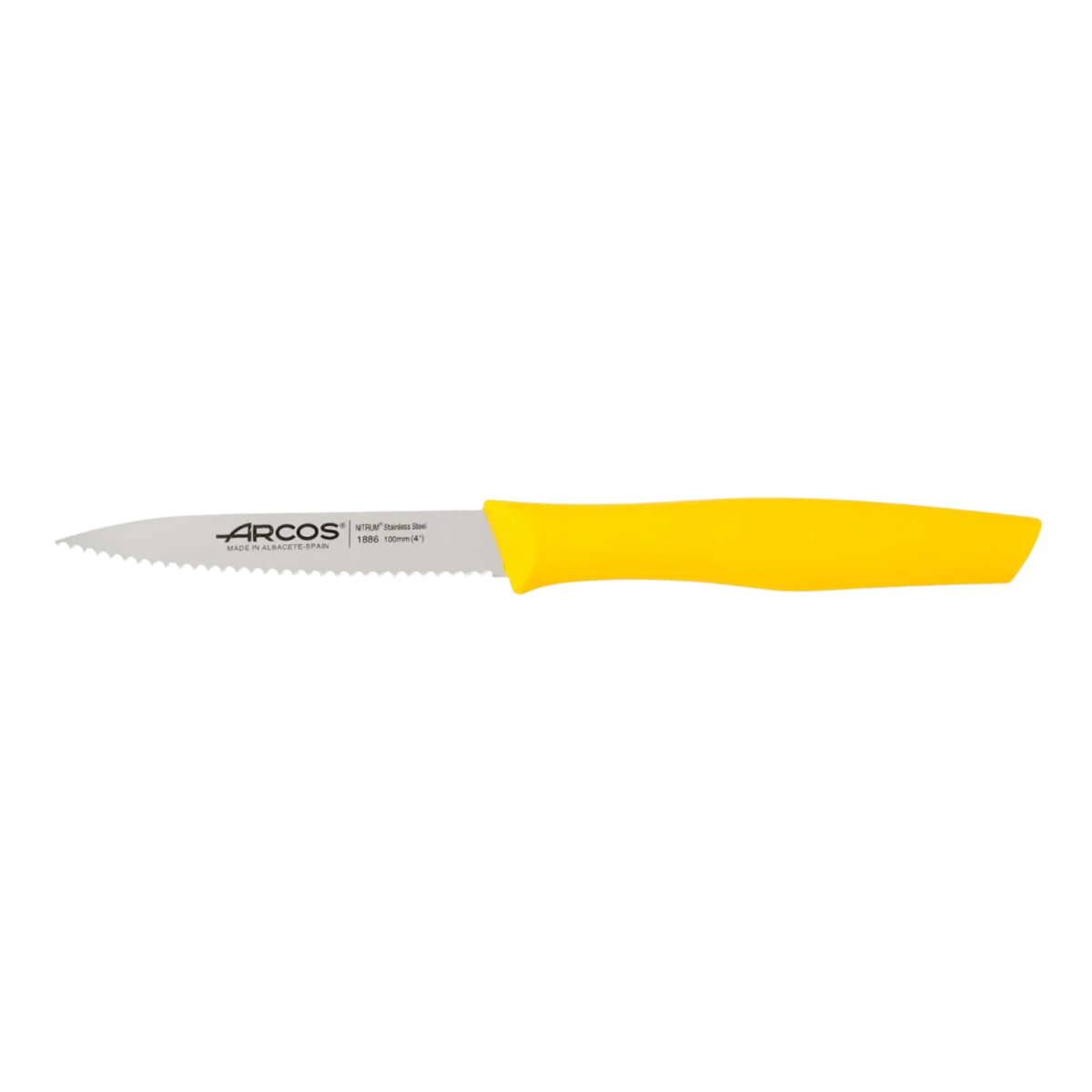 Couteau à steak Arcos jaune – lame dentée 10 cm