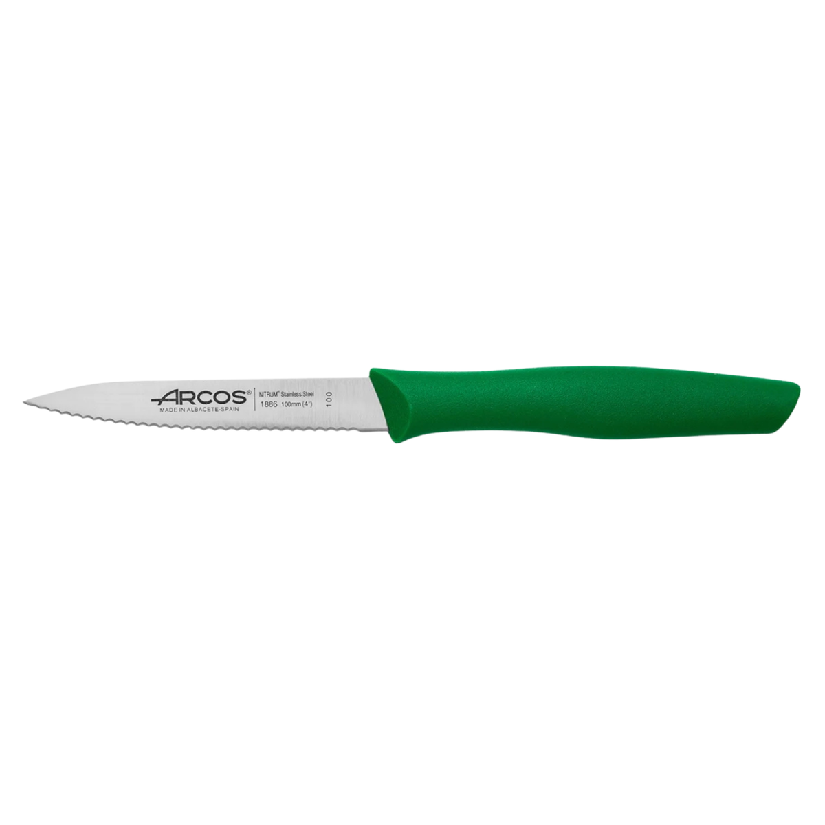 Couteau à steak Arcos vert – lame dentée 10 cm