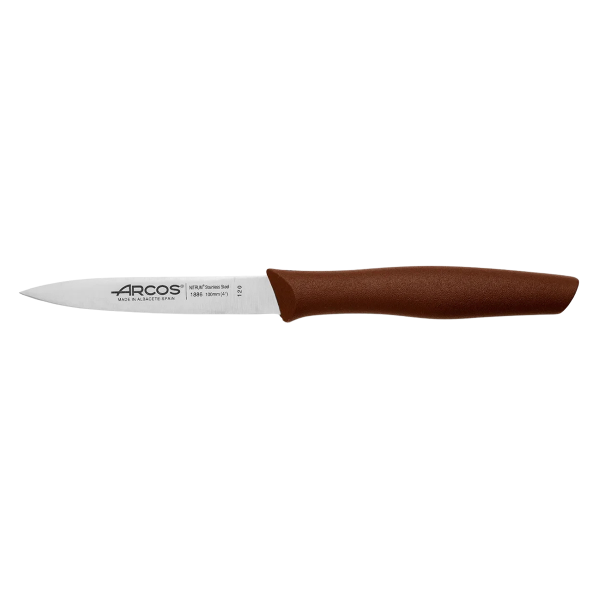 Couteau d’office Arcos avec lame inox 10 cm et manche marron