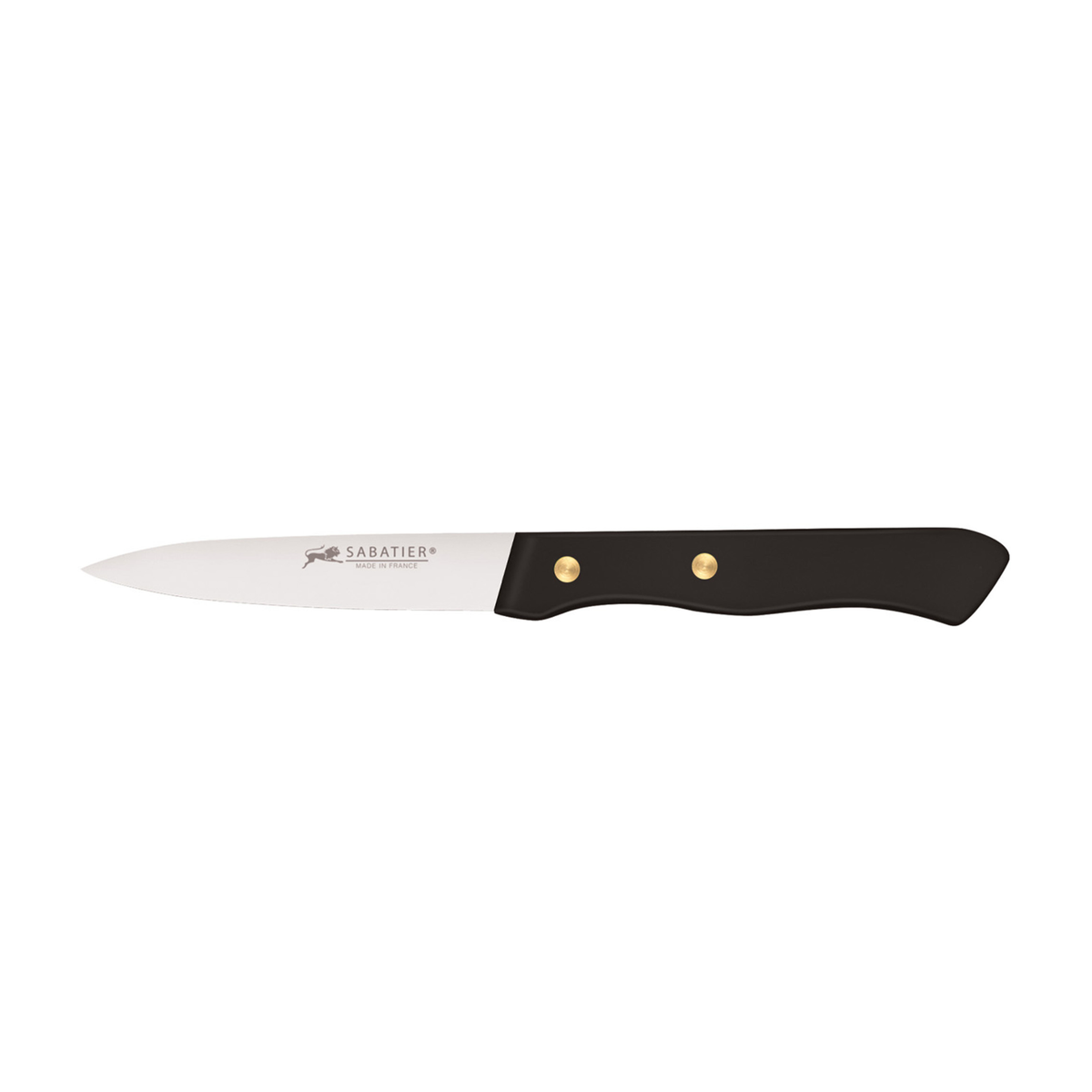 Couteau Sabatier avec lame inox et manche noir