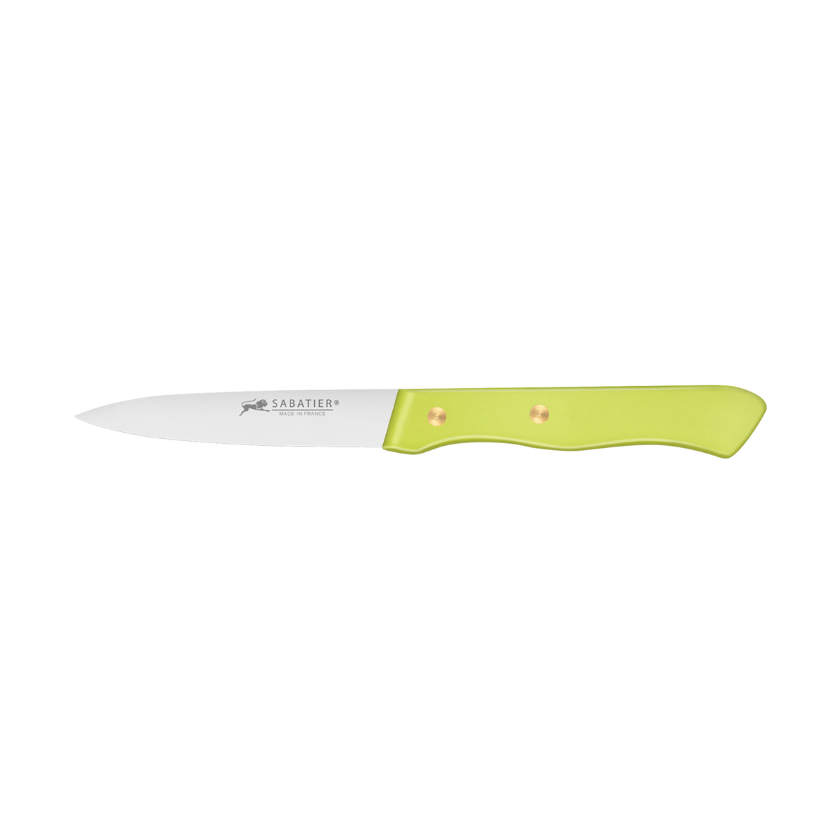 Couteau Sabatier avec lame inox et manche vert