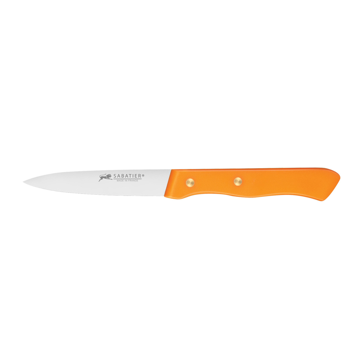 Couteau Sabatier avec lame inox et manche orange