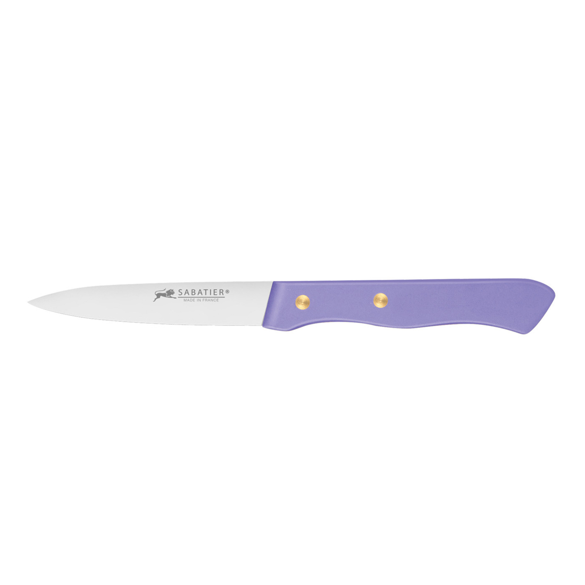 Couteau Sabatier avec lame inox et manche lilas
