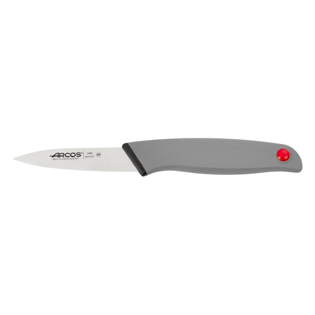 Couteau d’office Arcos avec lame inox 8 cm et manche gris