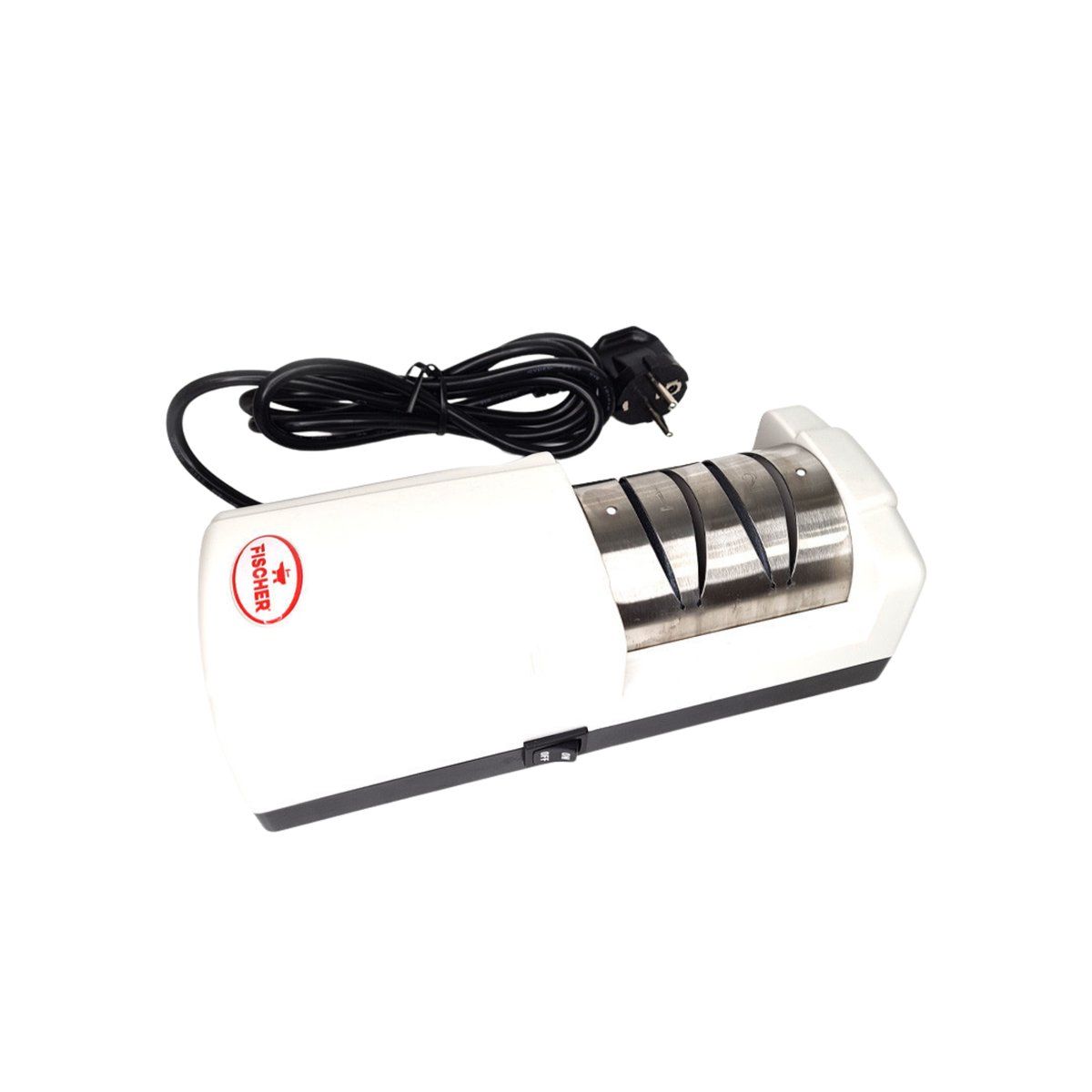 Affûteuse électrique Fischer avec câble d’alimentation visible