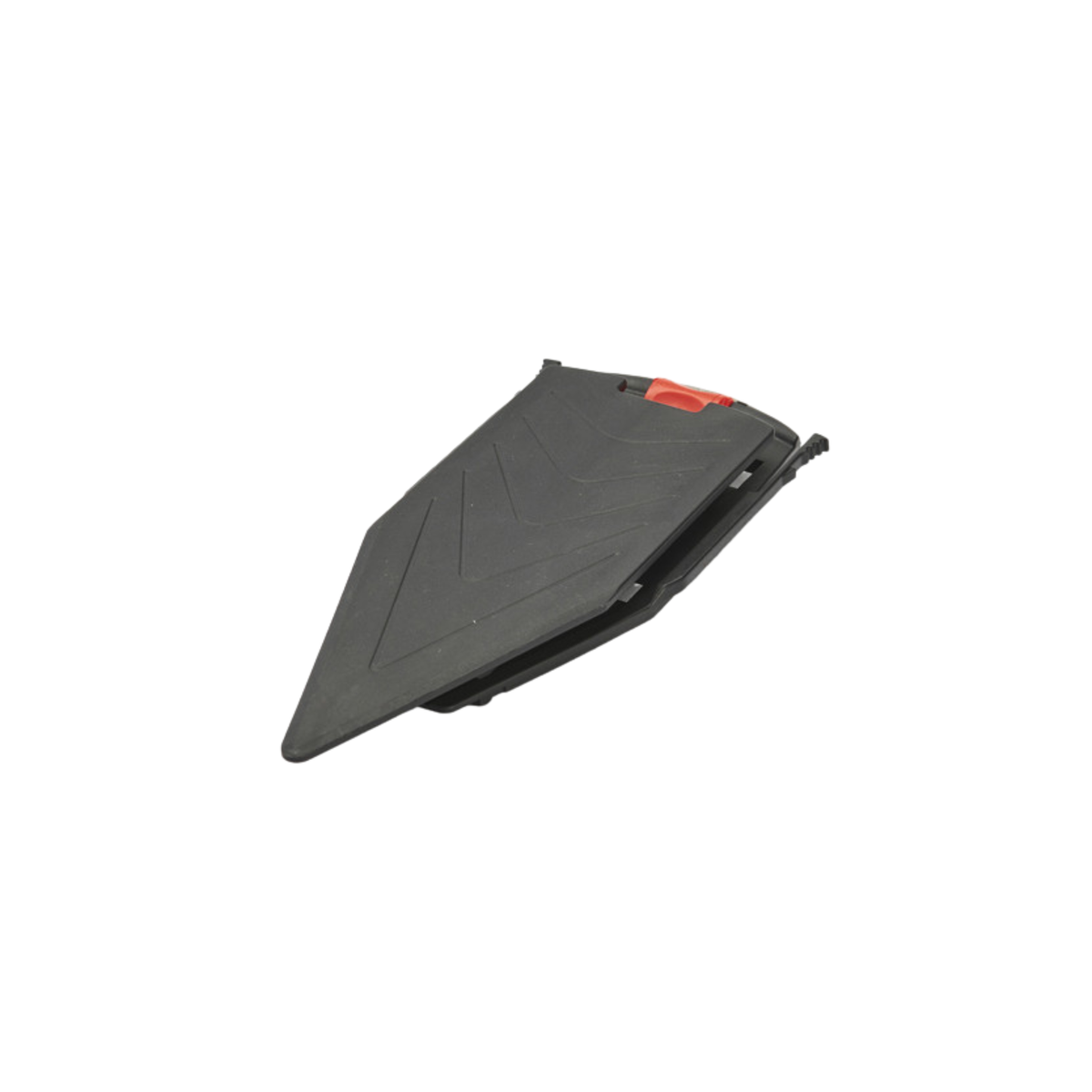 Mandoline professionnelle vue de profil avec poussoir
