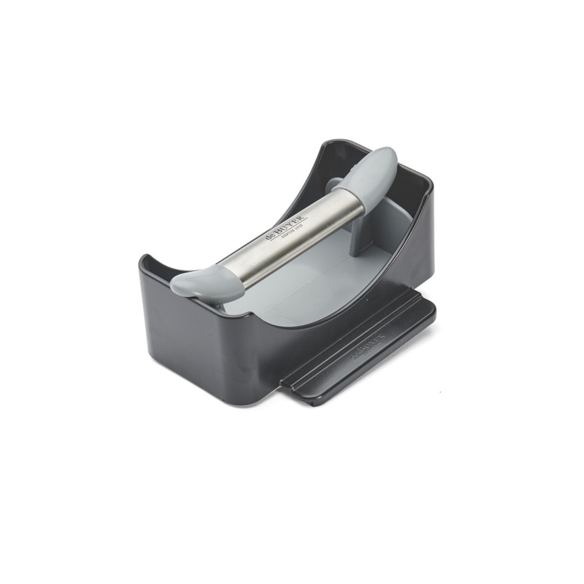Chariot poussoir gris et noir pour mandoline