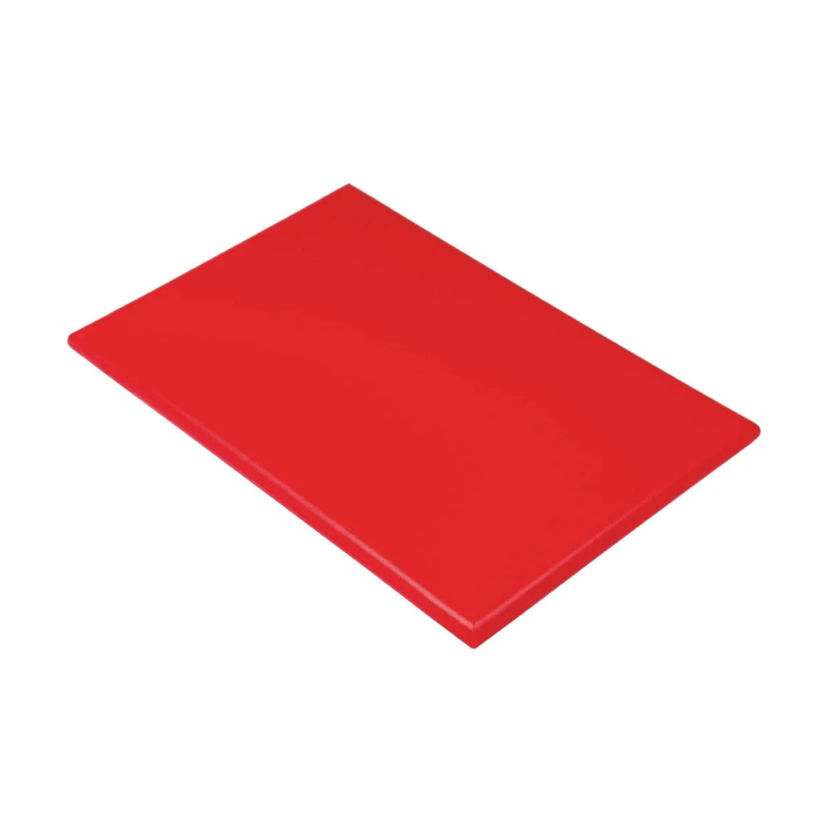Planche à découper rouge rectangulaire