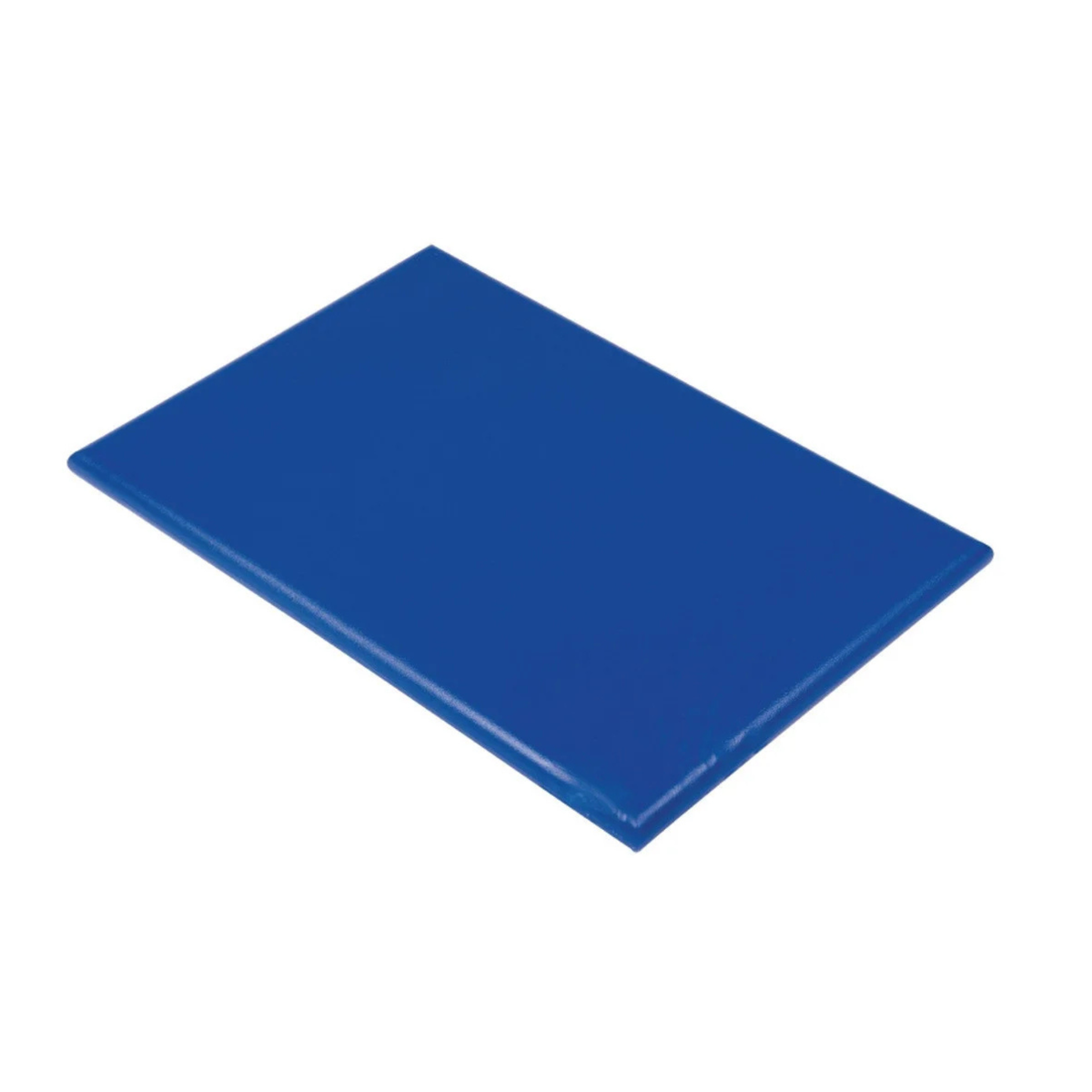 Planche à découper bleue rectangulaire