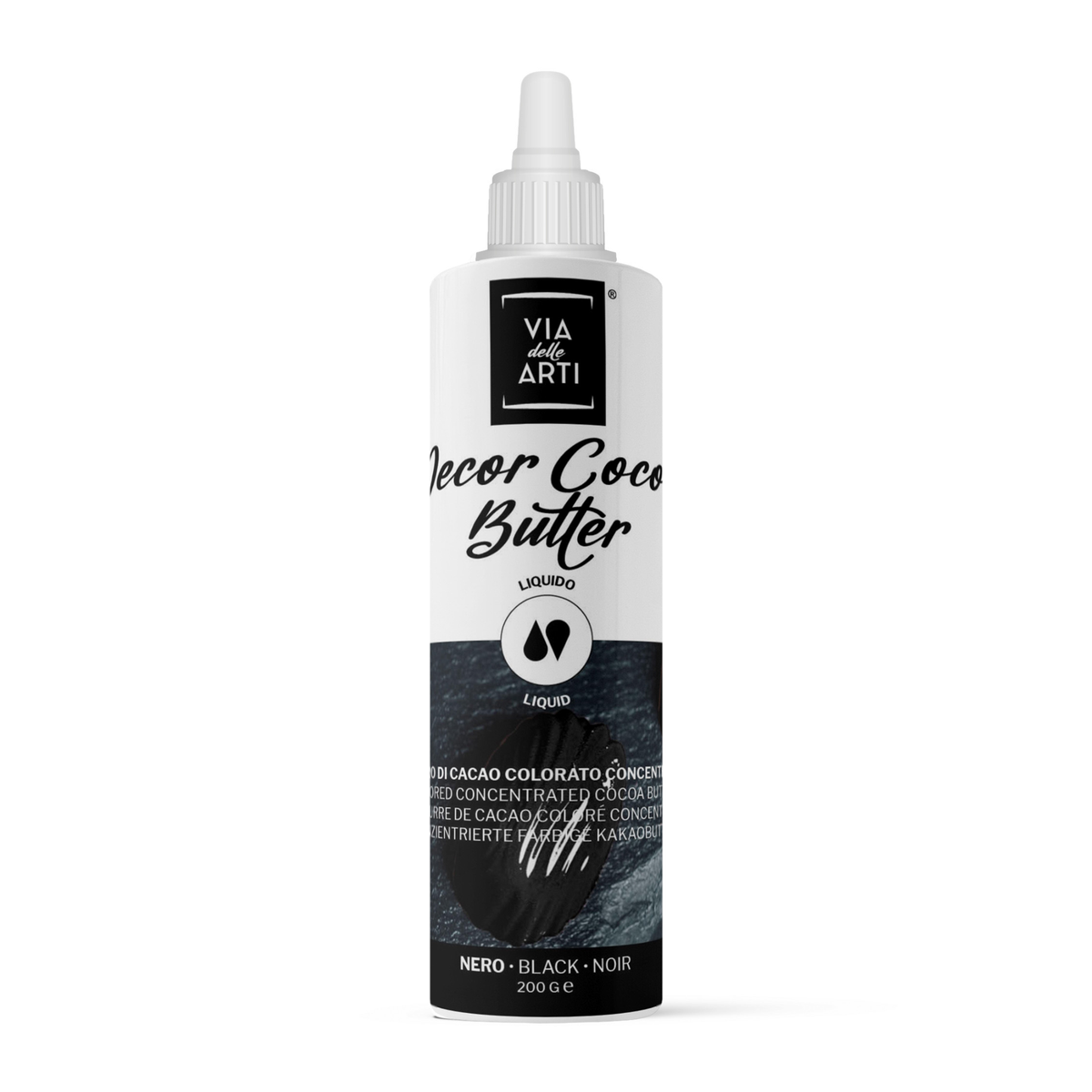 bouteille de colorant beurre cacao noir