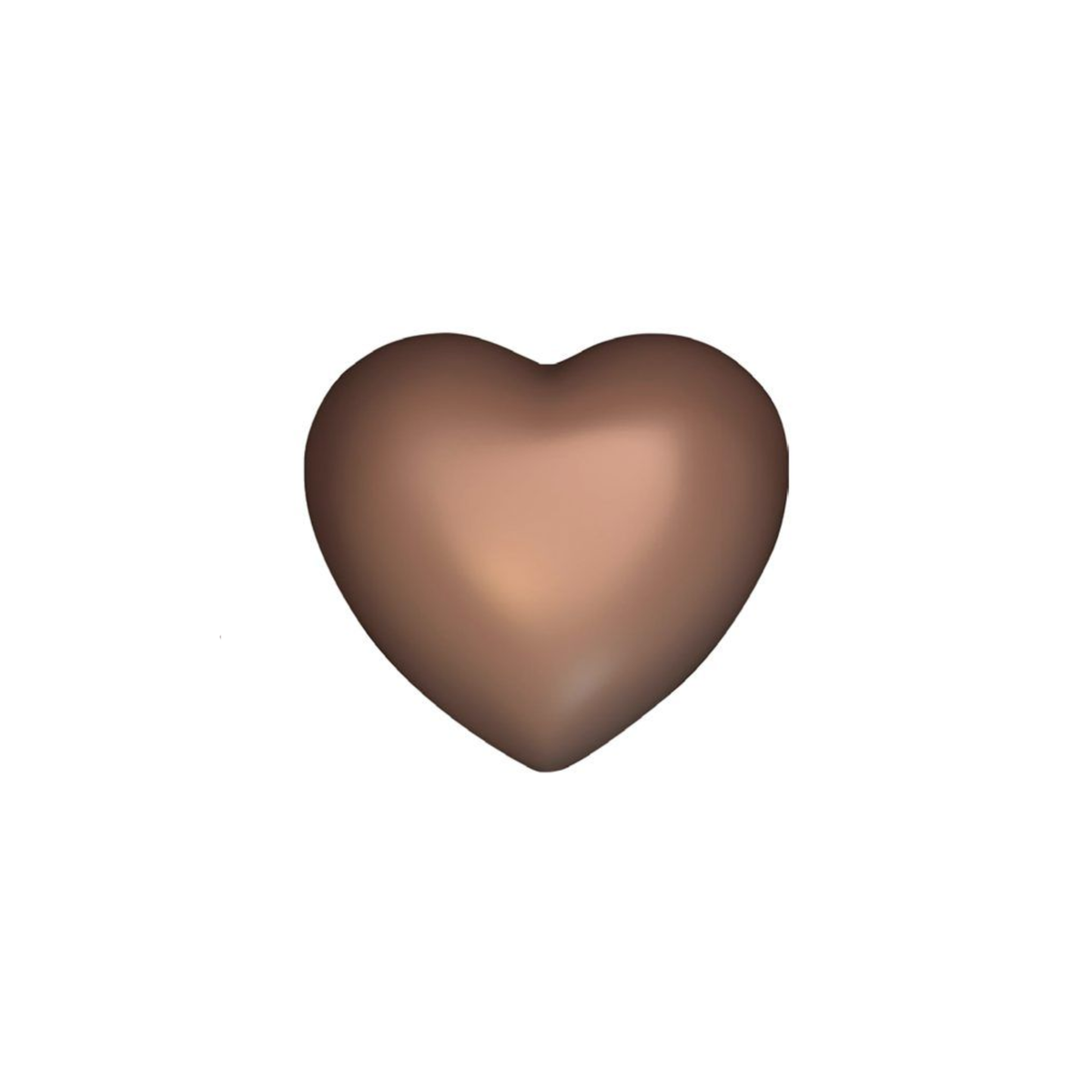 chocolat en forme de coeur