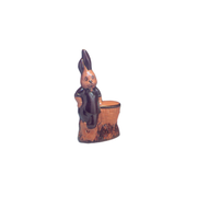 Lapin en chocolat avec panier
