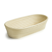 Banneton ovale en rotin pour fermentation du pain