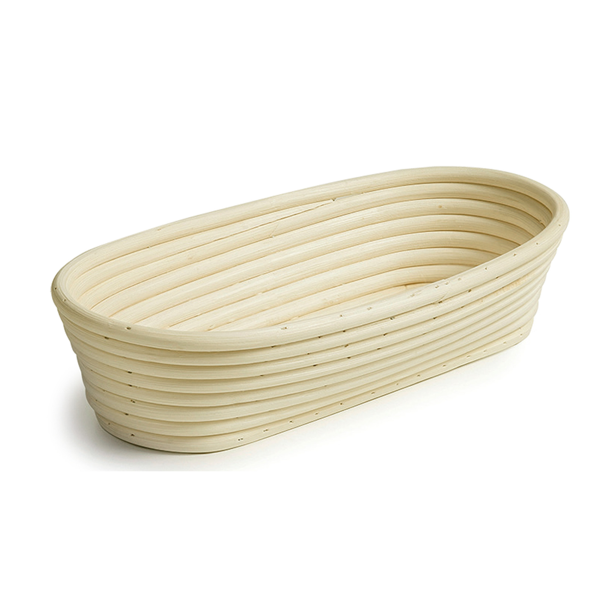 Banneton ovale en rotin pour fermentation du pain