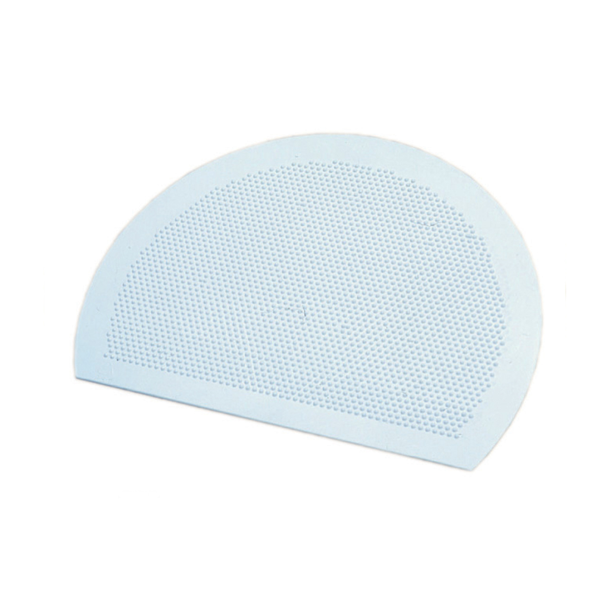 Coupe-pâte souple blanc texturé arrondi pour pâtisserie et boulangerie
