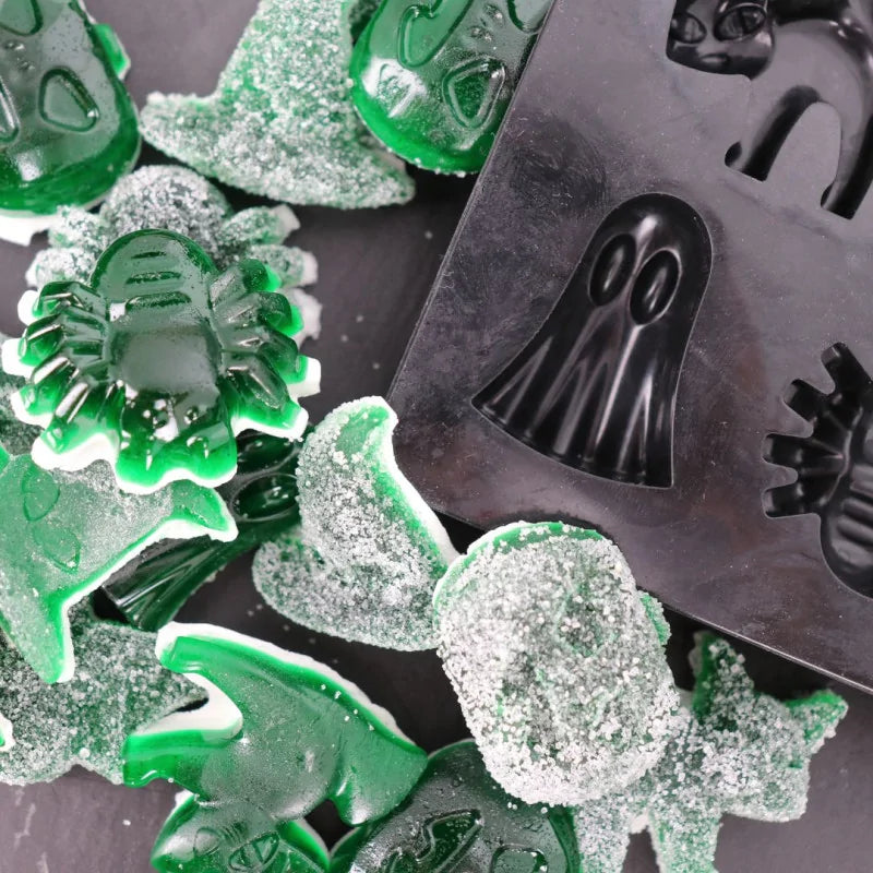 Bonbons Halloween réalisés avec le moule silicone Patisdécor