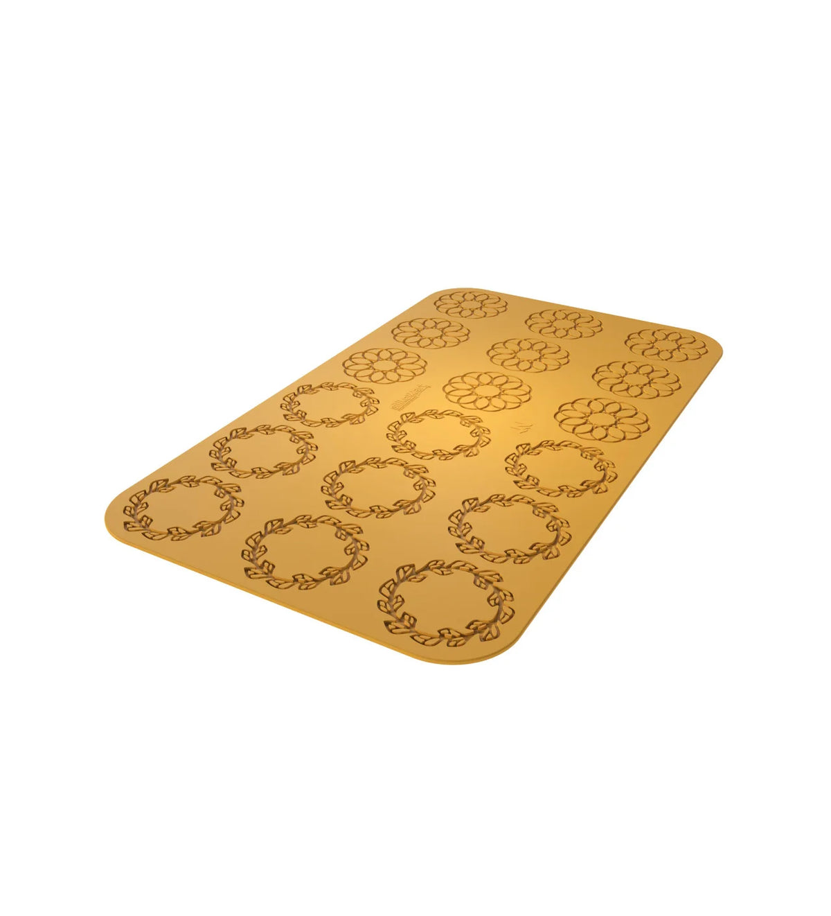 tapis décoratif couronne de fleurs