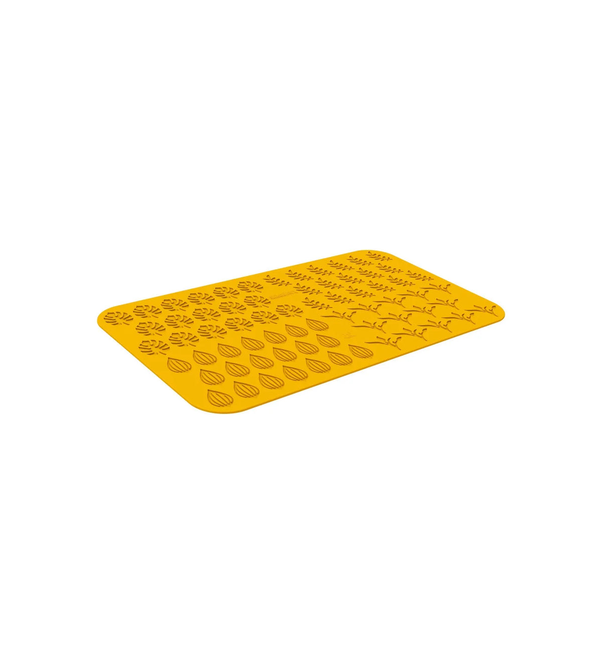 tapis décoratif à entremets en forme de feuilles