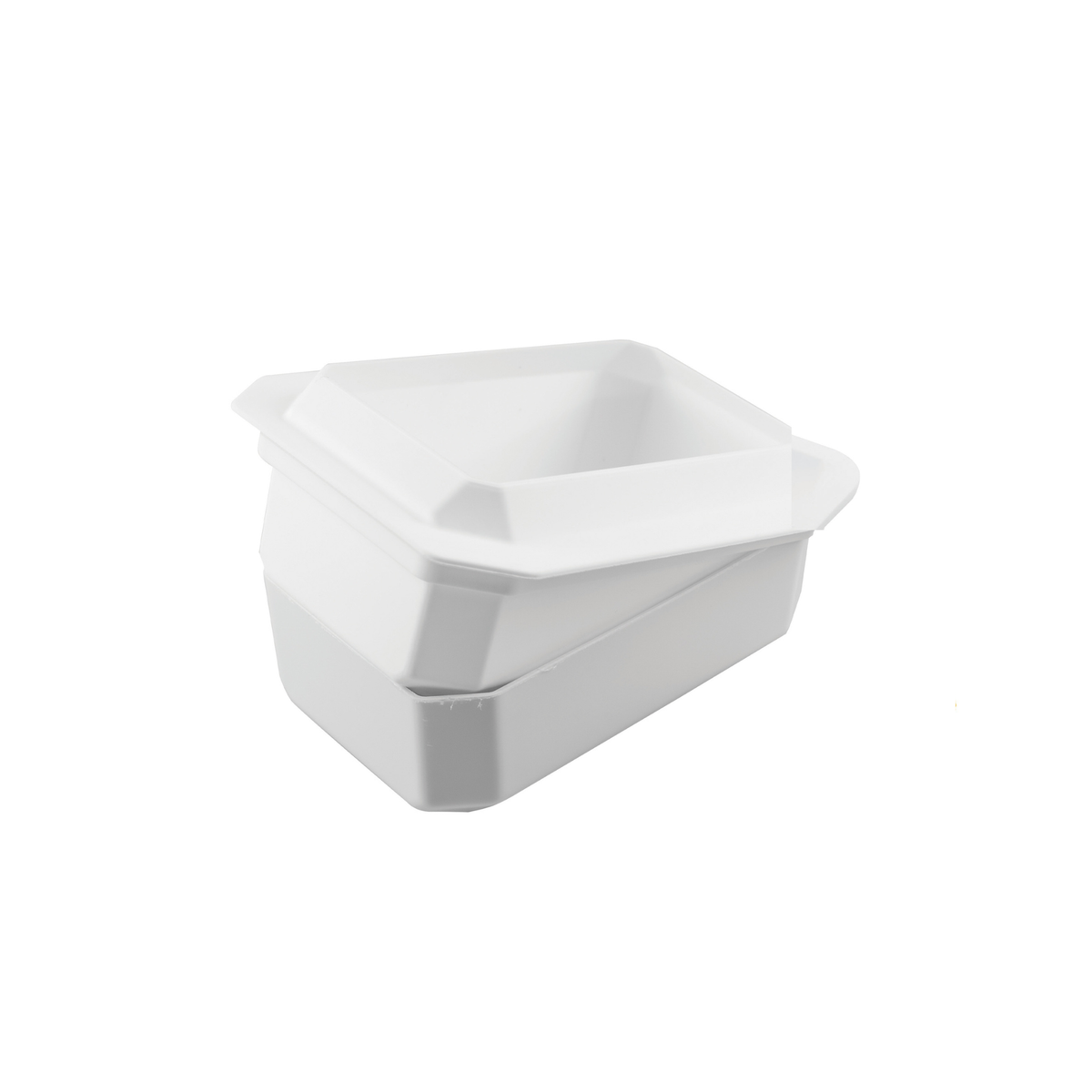 Moule en silicone rectangulaire – vue du moule