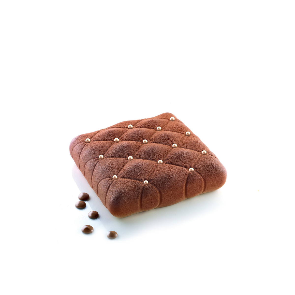 Silikomart - Moule silicone Carré Matelassé Bombé 1000ml