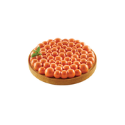 Tarte avec décor effet bulles
