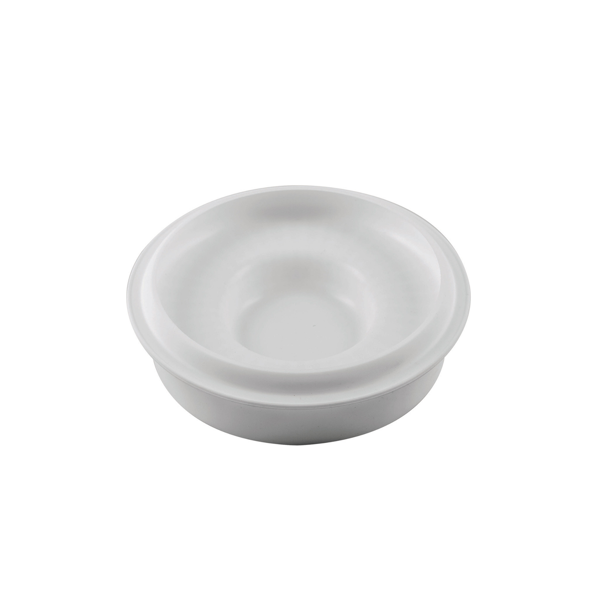 Moule silicone rond avec empreinte centrale bombée