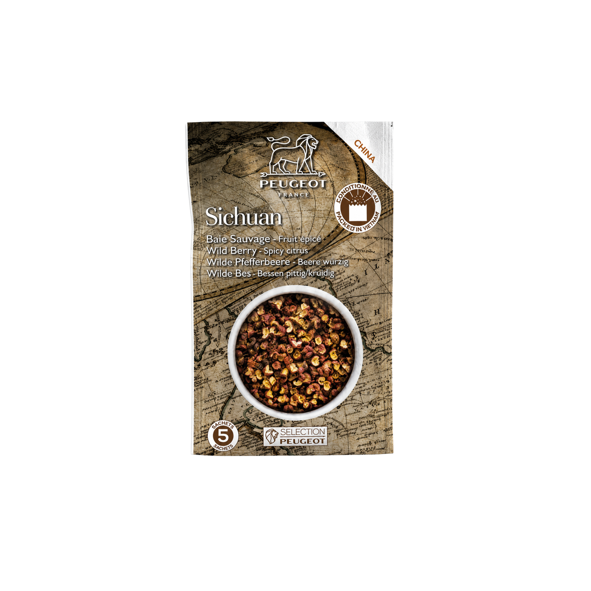 Baies de Sichuan Peugeot – 5 sachets