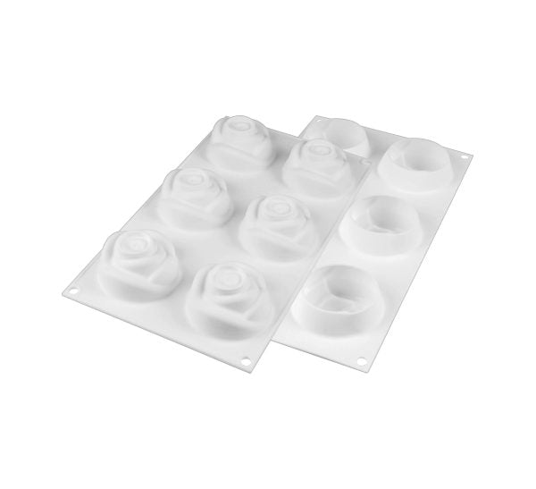 moule silicone 6 roses
